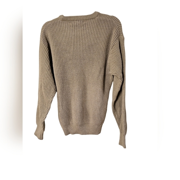 Vintag Mark Richards heavy knit sweaterTan medium - Picture 2 of 3